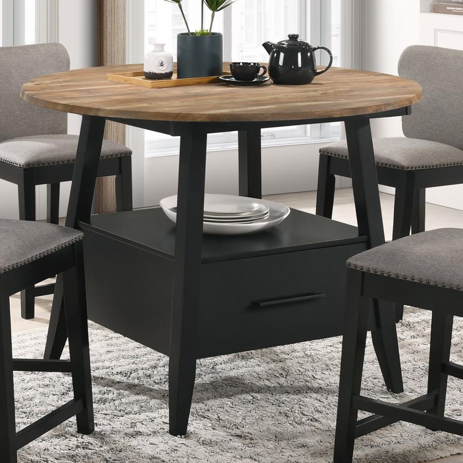 Gibson Black Counter Height Dining Table - MyWaynesHome #
