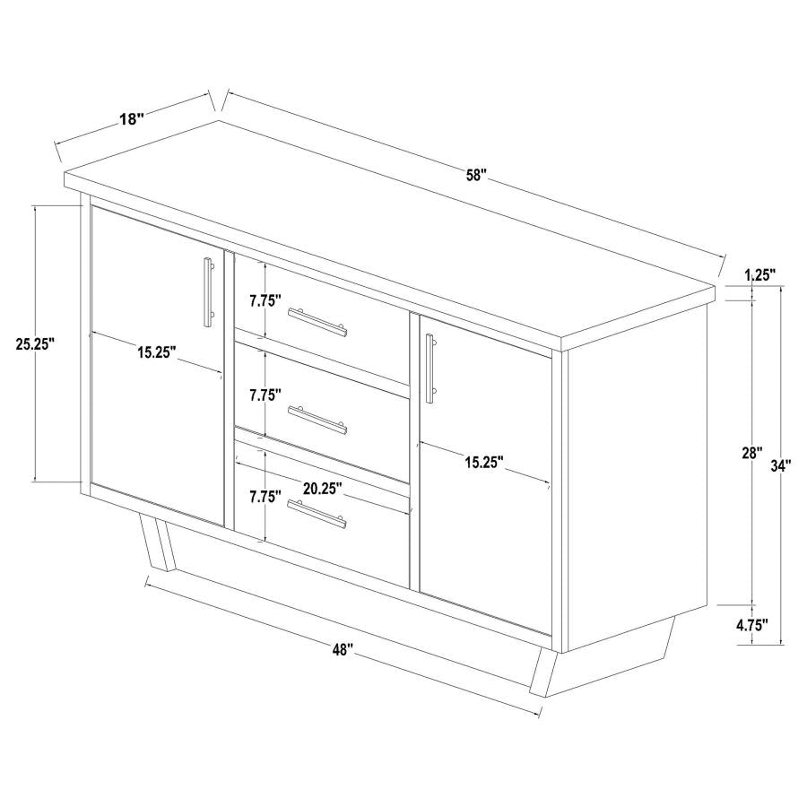 Sherry Brown Sideboard - MyWaynesHome #