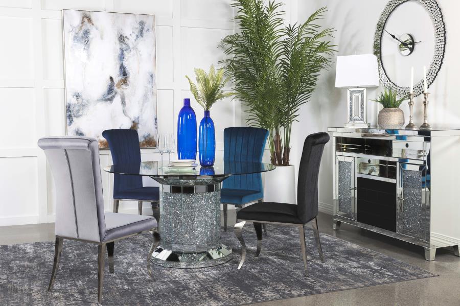 Ellie Silver Dining Table - MyWaynesHome #