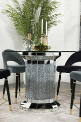 Ellie Silver Counter Height Dining Table - MyWaynesHome #