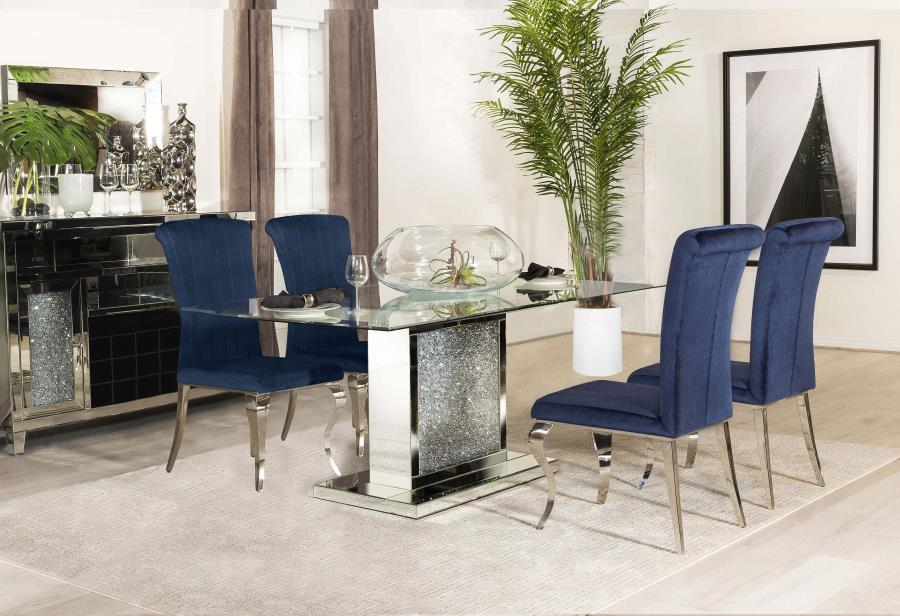 Marilyn Blue 5 Pc Dining Set - MyWaynesHome #