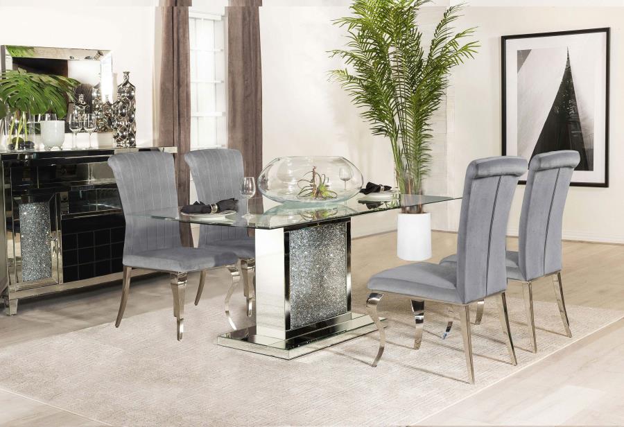 Marilyn Grey 5 Pc Dining Set - MyWaynesHome #