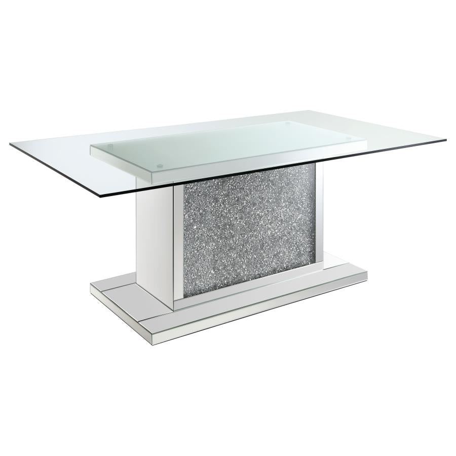 Marilyn Silver Dining Table - MyWaynesHome #