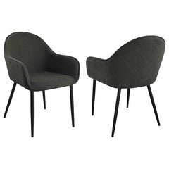 Emma Black Arm Chair - MyWaynesHome #