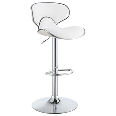 Edenton White Adjustable Bar Stool - MyWaynesHome #