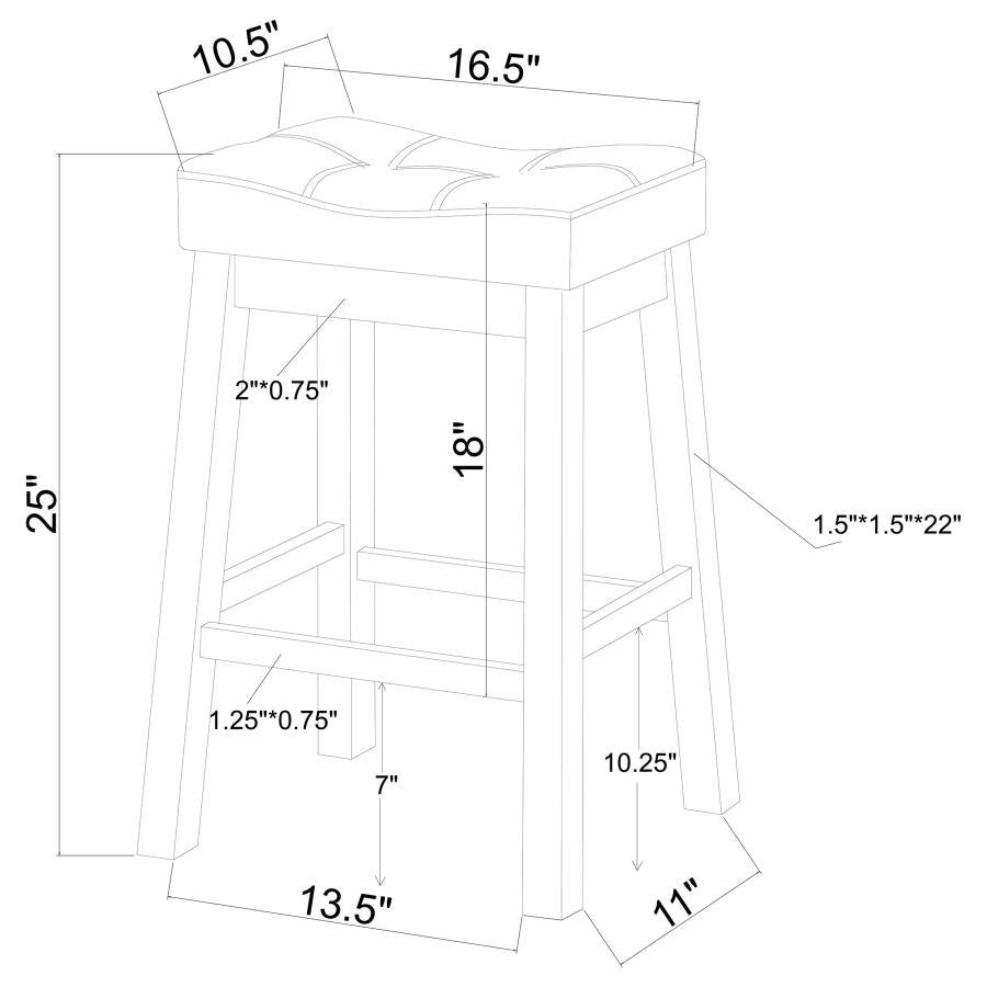 Donald Black Counter Stool - MyWaynesHome #