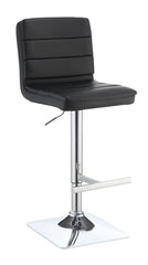 Bianca Black Adjustable Bar Stool - MyWaynesHome #