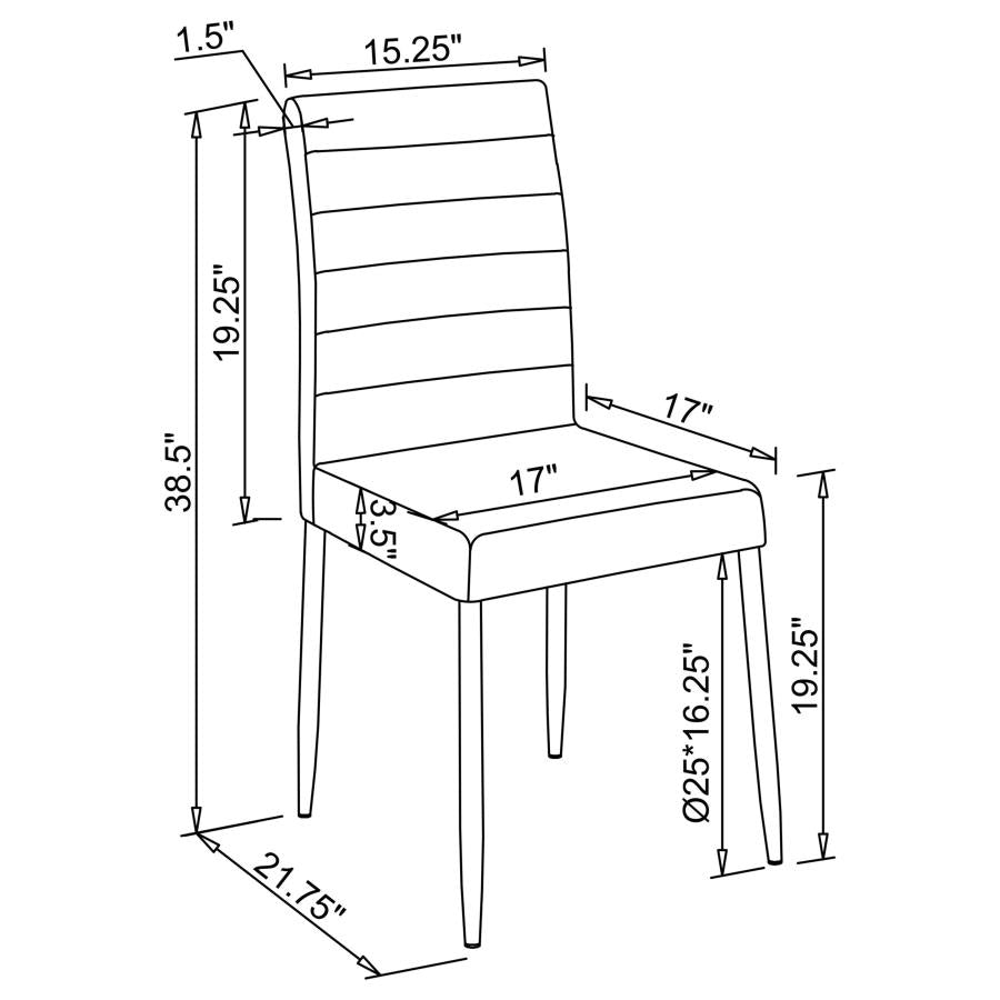 Maston Black Side Chair - MyWaynesHome #