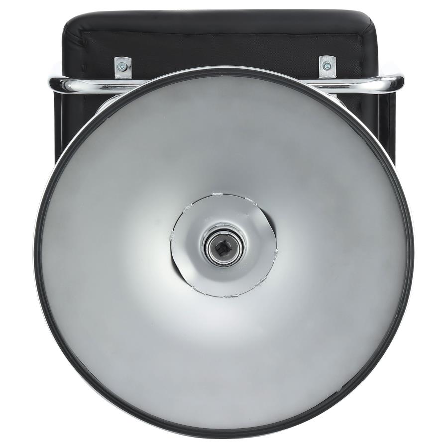 Palomar Black Adjustable Bar Stool - MyWaynesHome #