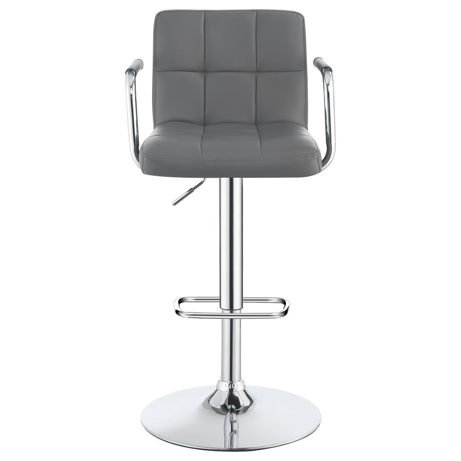 Palomar Grey Adjustable Bar Stool - MyWaynesHome #