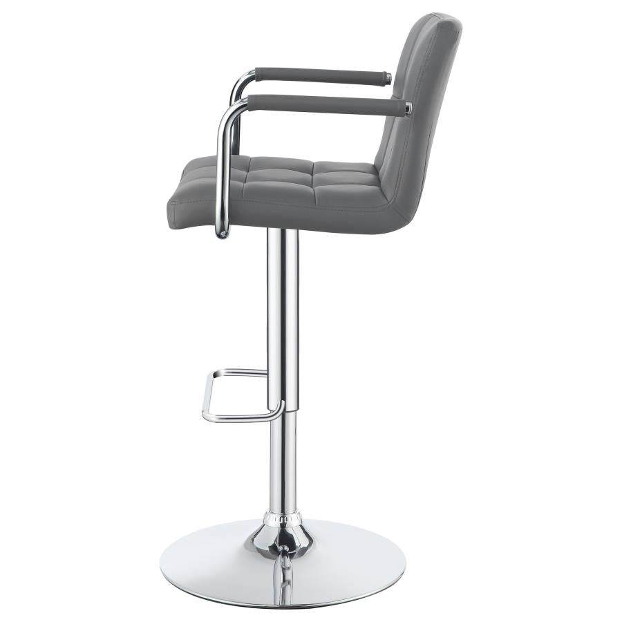Palomar Grey Adjustable Bar Stool - MyWaynesHome #