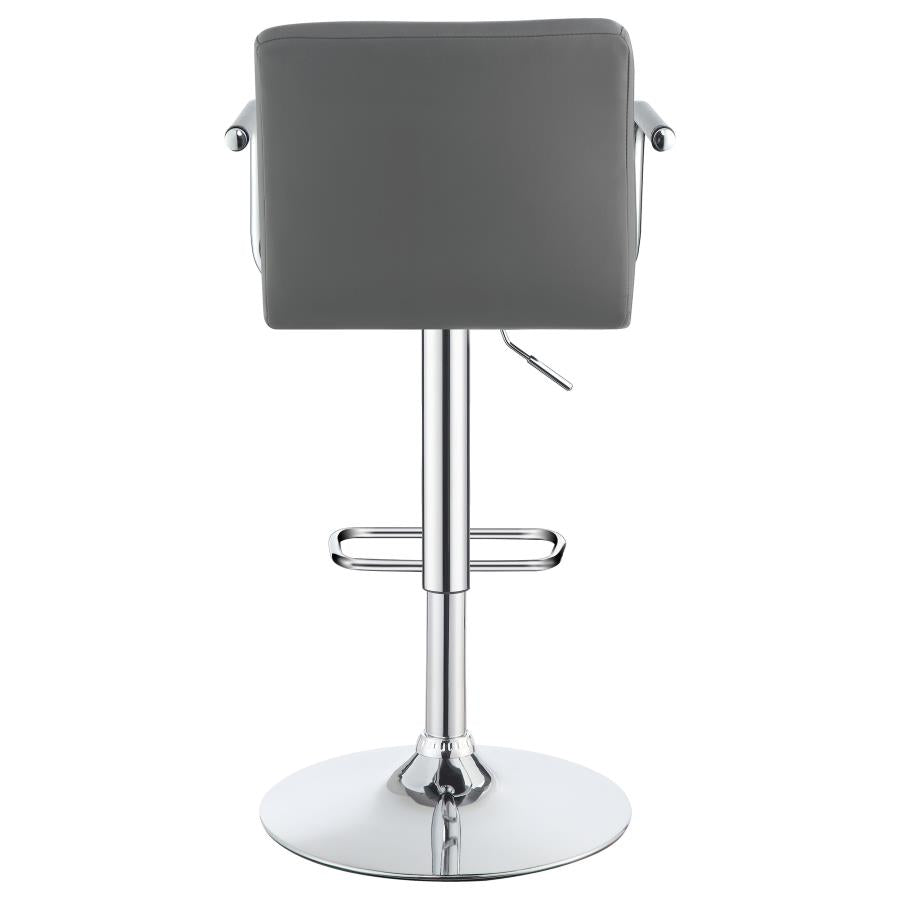 Palomar Grey Adjustable Bar Stool - MyWaynesHome #
