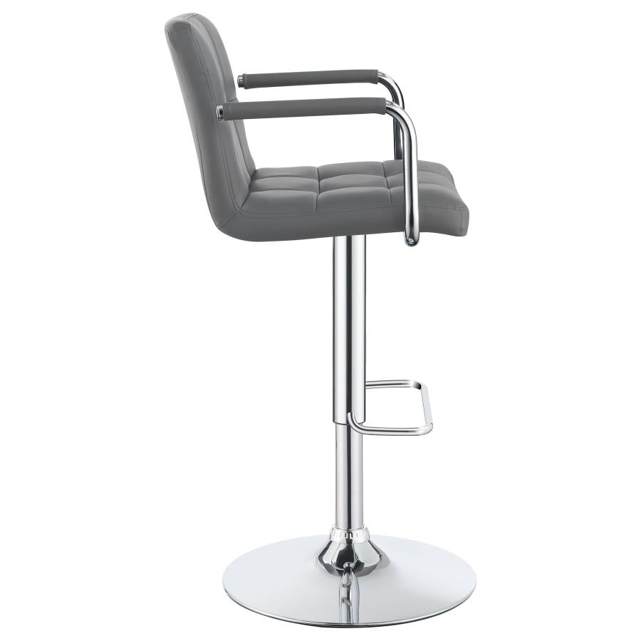 Palomar Grey Adjustable Bar Stool - MyWaynesHome #