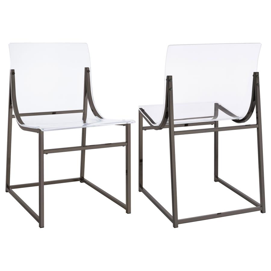 Clear Side Chair - MyWaynesHome #