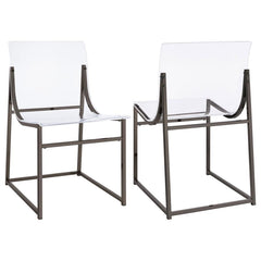 Clear Side Chair - MyWaynesHome #