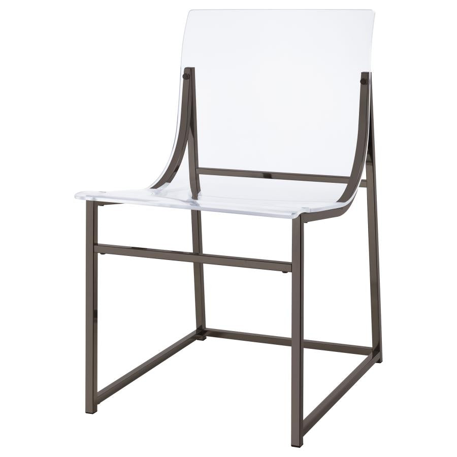 Clear Side Chair - MyWaynesHome #