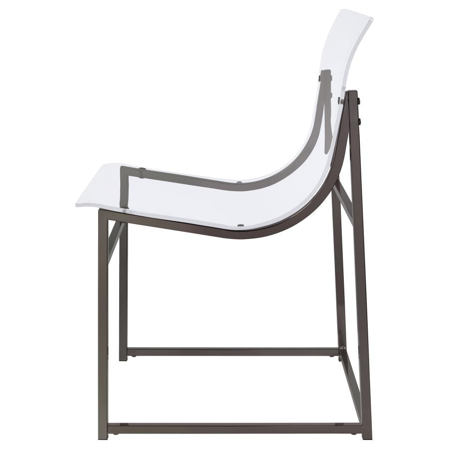 Clear Side Chair - MyWaynesHome #