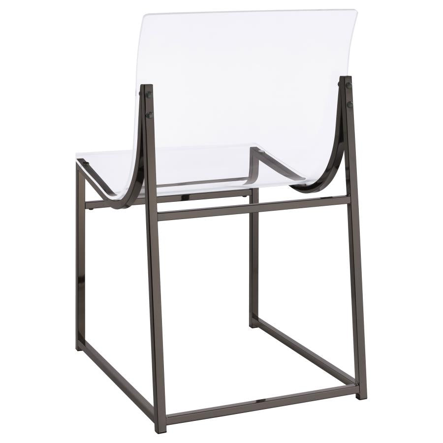 Clear Side Chair - MyWaynesHome #