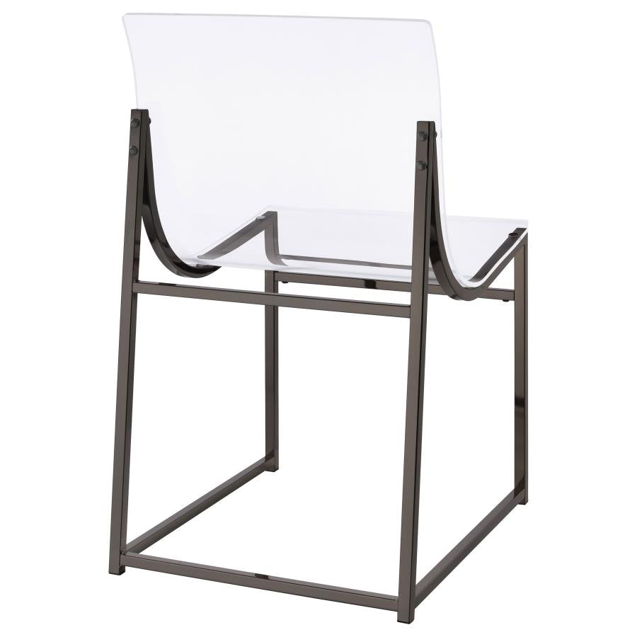 Clear Side Chair - MyWaynesHome #