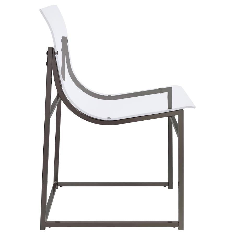 Clear Side Chair - MyWaynesHome #