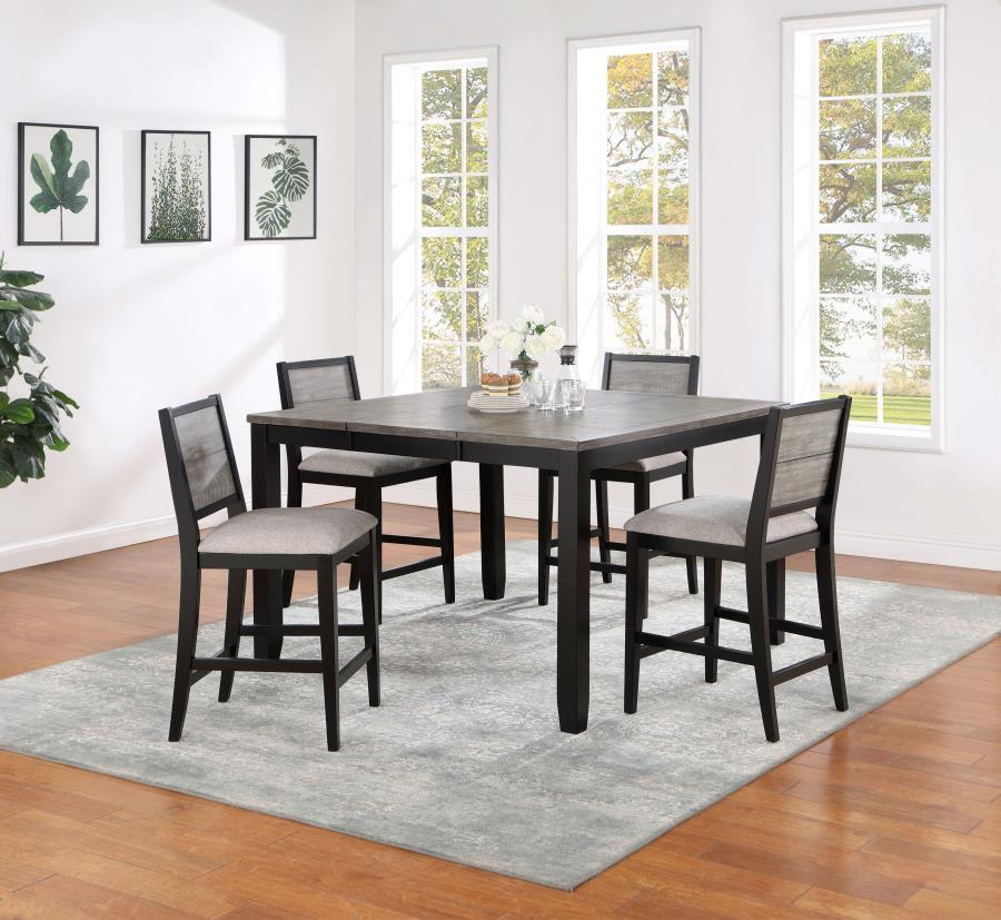 Elodie Grey 5 Pc Counter Height Dining Set - MyWaynesHome #