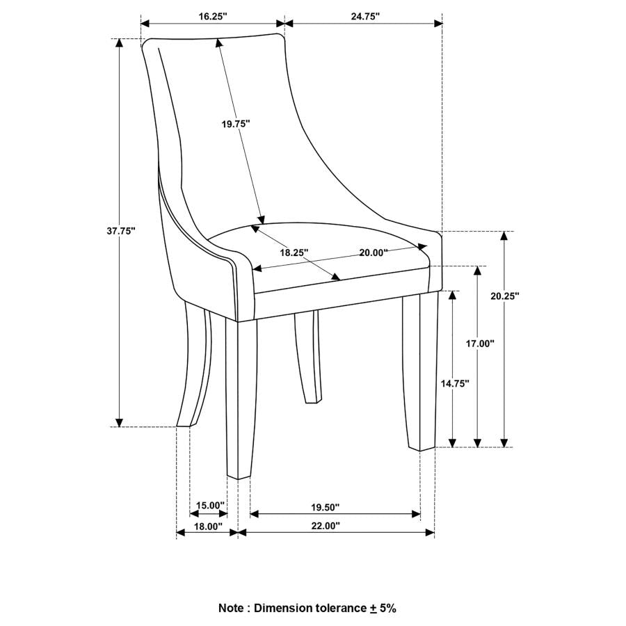 Phelps Grey Side Chair - MyWaynesHome #