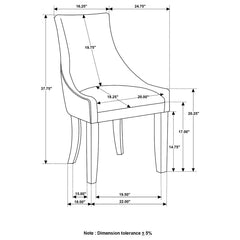 Phelps Grey Side Chair - MyWaynesHome #