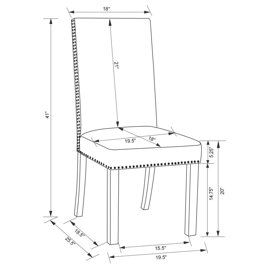 Hubbard Grey Side Chair - MyWaynesHome #