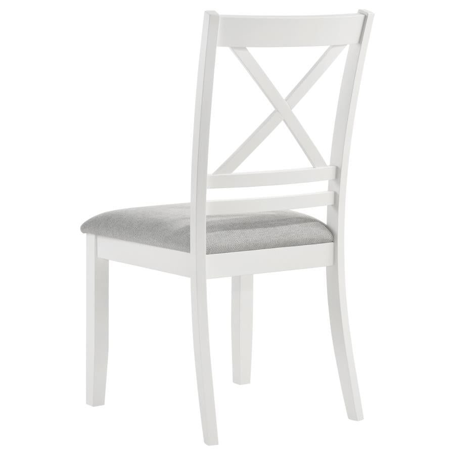 Hollis White Side Chair - MyWaynesHome #