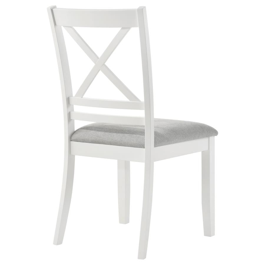 Hollis White Side Chair - MyWaynesHome #