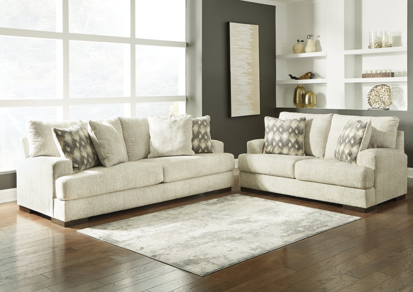 Caretti Sofa and Loveseat - MyWaynesHome #