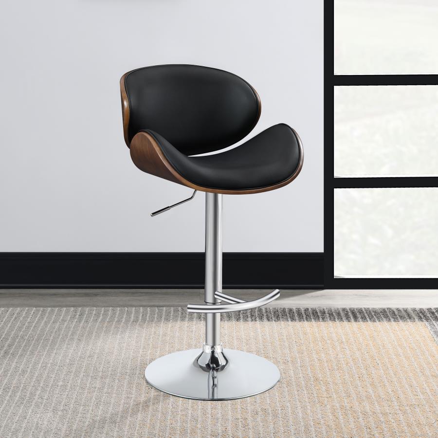 Harris Black Adjustable Bar Stool - MyWaynesHome #