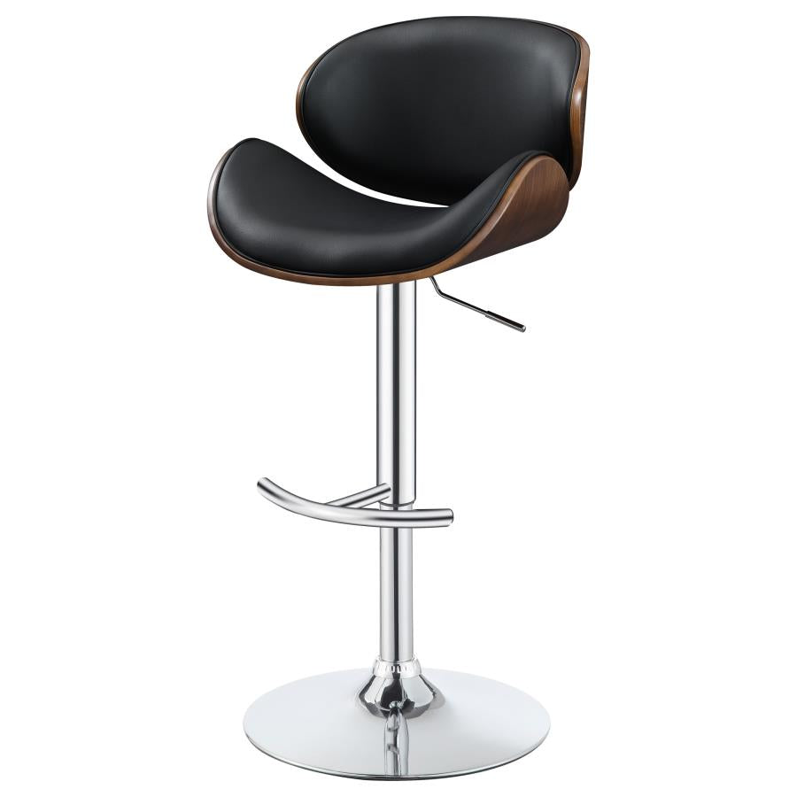 Harris Black Adjustable Bar Stool - MyWaynesHome #