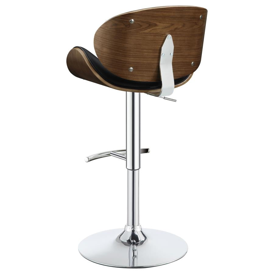 Harris Black Adjustable Bar Stool - MyWaynesHome #