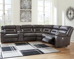 Kincord 4-Piece Power Reclining Sectional - MyWaynesHome #