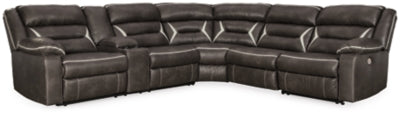 Kincord 4-Piece Power Reclining Sectional - MyWaynesHome #