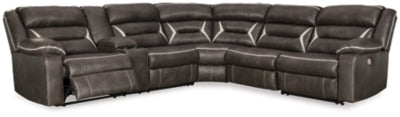 Kincord 4-Piece Power Reclining Sectional - MyWaynesHome #