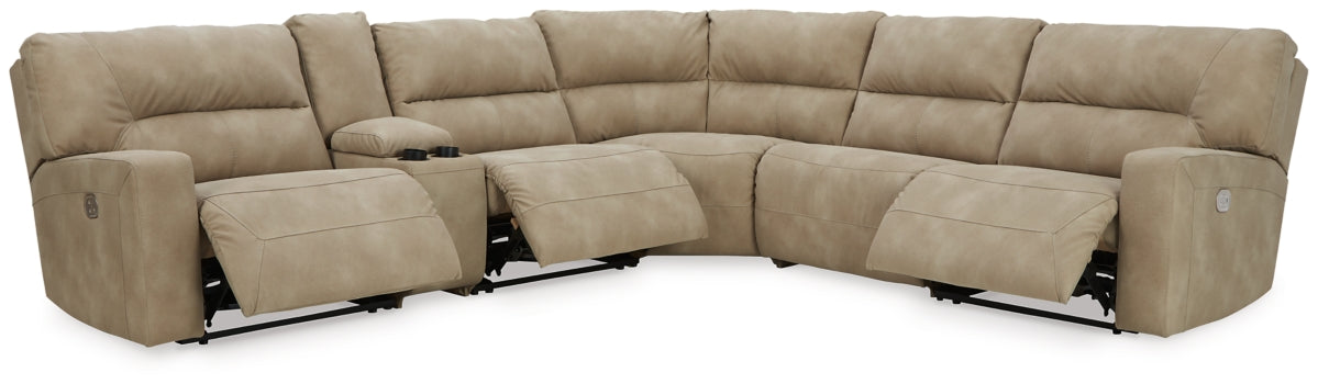 Next-Gen DuraPella 6-Piece Power Reclining Sectional - MyWaynesHome #