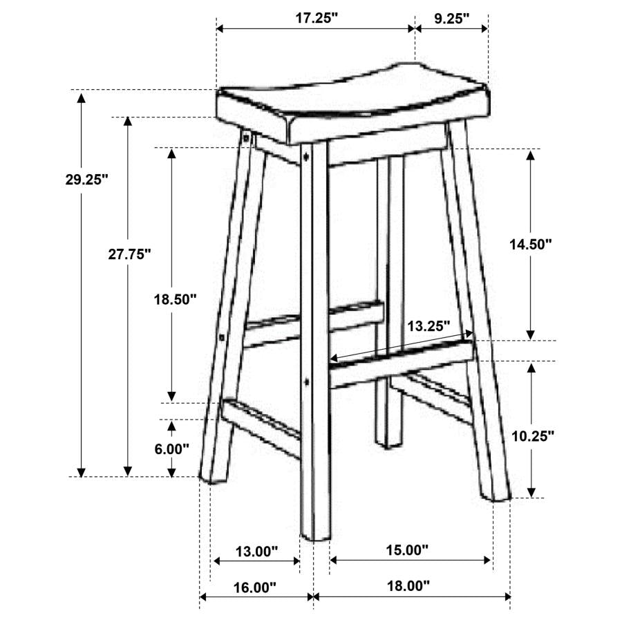 Durant Brown Bar Stool - MyWaynesHome #