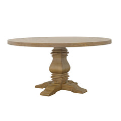 Florence Brown 60"rd Dining Table - MyWaynesHome #