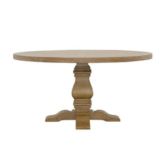 Florence Brown 60"rd Dining Table - MyWaynesHome #