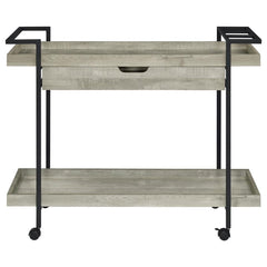 Ventura Grey Bar Cart - MyWaynesHome #