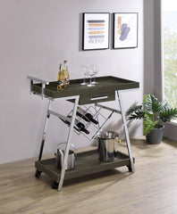 Kinney Grey Bar Cart - MyWaynesHome #