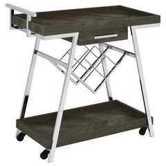 Kinney Grey Bar Cart - MyWaynesHome #