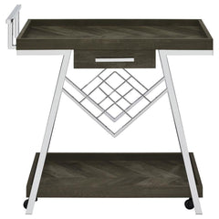 Kinney Grey Bar Cart - MyWaynesHome #