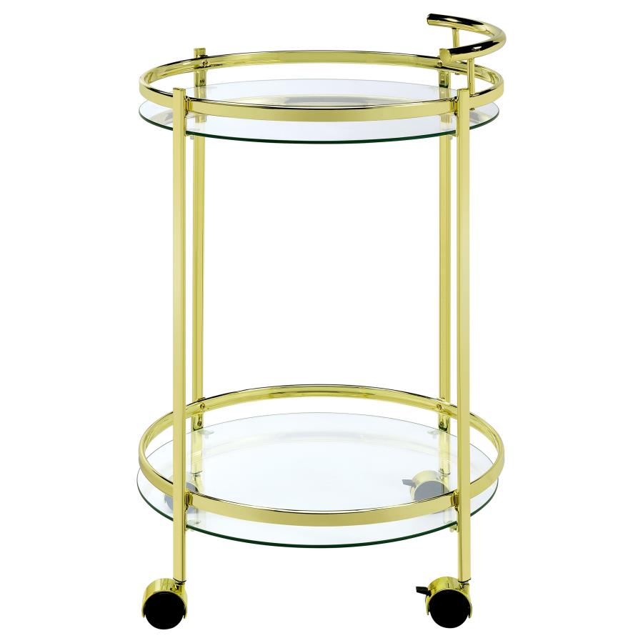 Chrissy Gold Bar Cart - MyWaynesHome #
