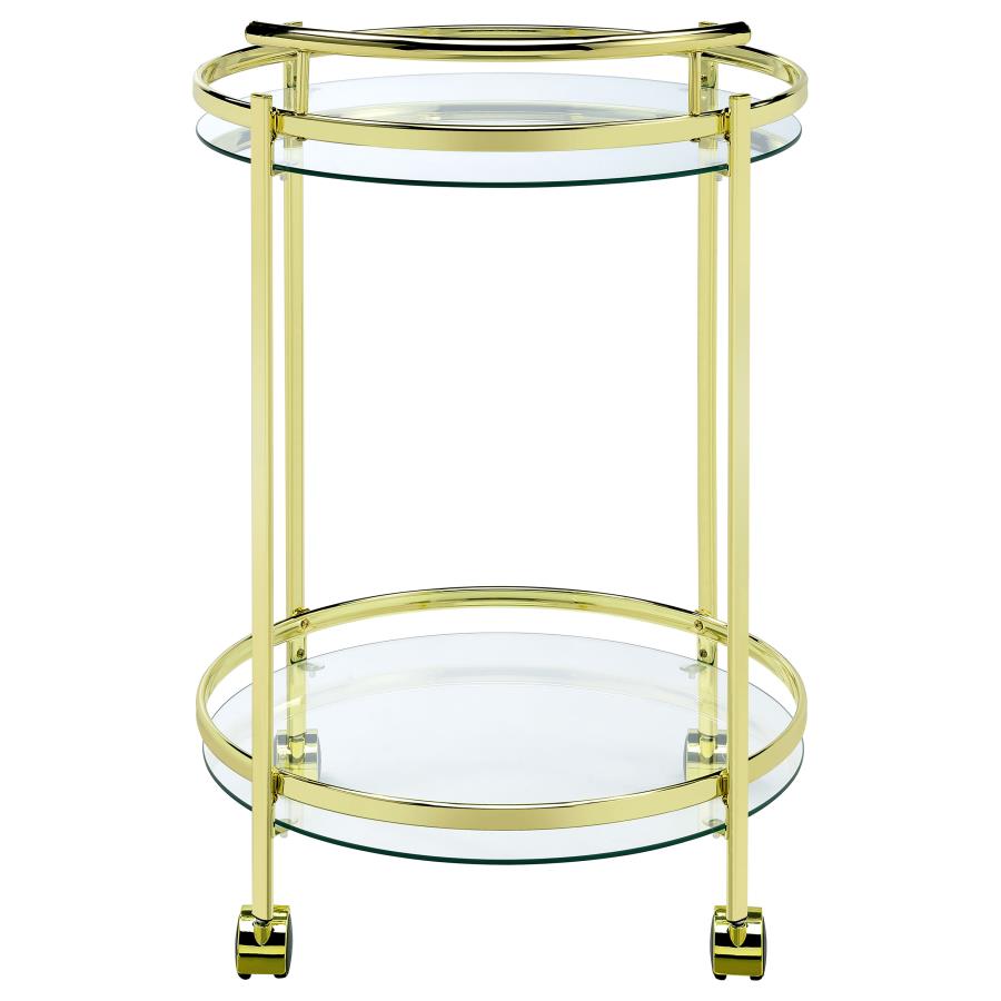 Chrissy Gold Bar Cart - MyWaynesHome #