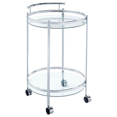 Chrissy Silver Bar Cart - MyWaynesHome #