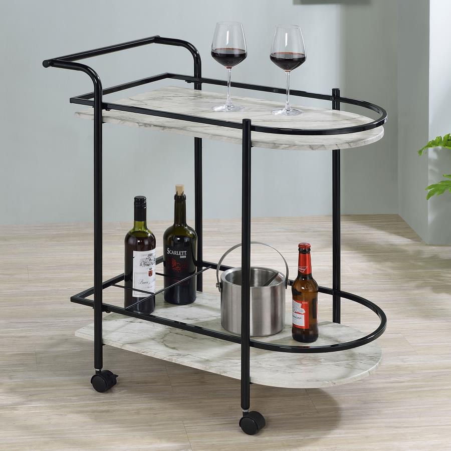Desiree Black Bar Cart - MyWaynesHome #