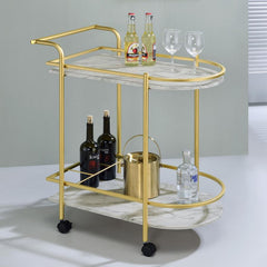Desiree Gold Bar Cart - MyWaynesHome #